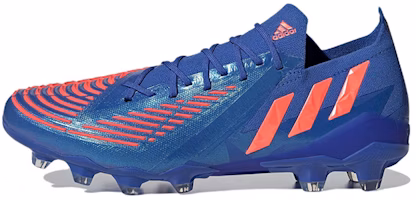 adidas Unisex Predator Edge.1 Low HG/AG Outdoor Boot 'Blue Orange' GZ6440 adidas Unisex Predator Edge.1 Low HG/AG Outdoor Boot 'Blue Orange' GZ6440