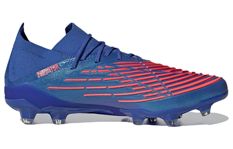 Order adidas Unisex Predator Edge.1 Low HG/AG Kasut Padang 'Biru Jingga' GZ6440