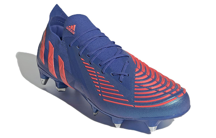 Lookbook adidas Predator Edge.1 Campo 人工草地 防滑耐磨輕便 足球鞋 男女通款 藍紅
