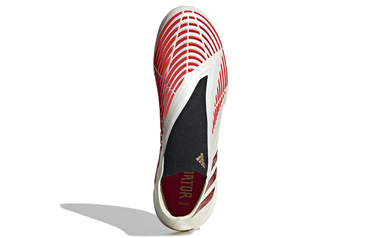 adidas Predator Edge1 TF Turf White Red 圖 5