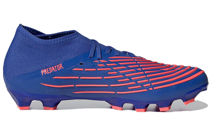 Order 阿迪达斯 Predator Edge.2 HG/AG '蓝橙' 足球鞋 GW9986