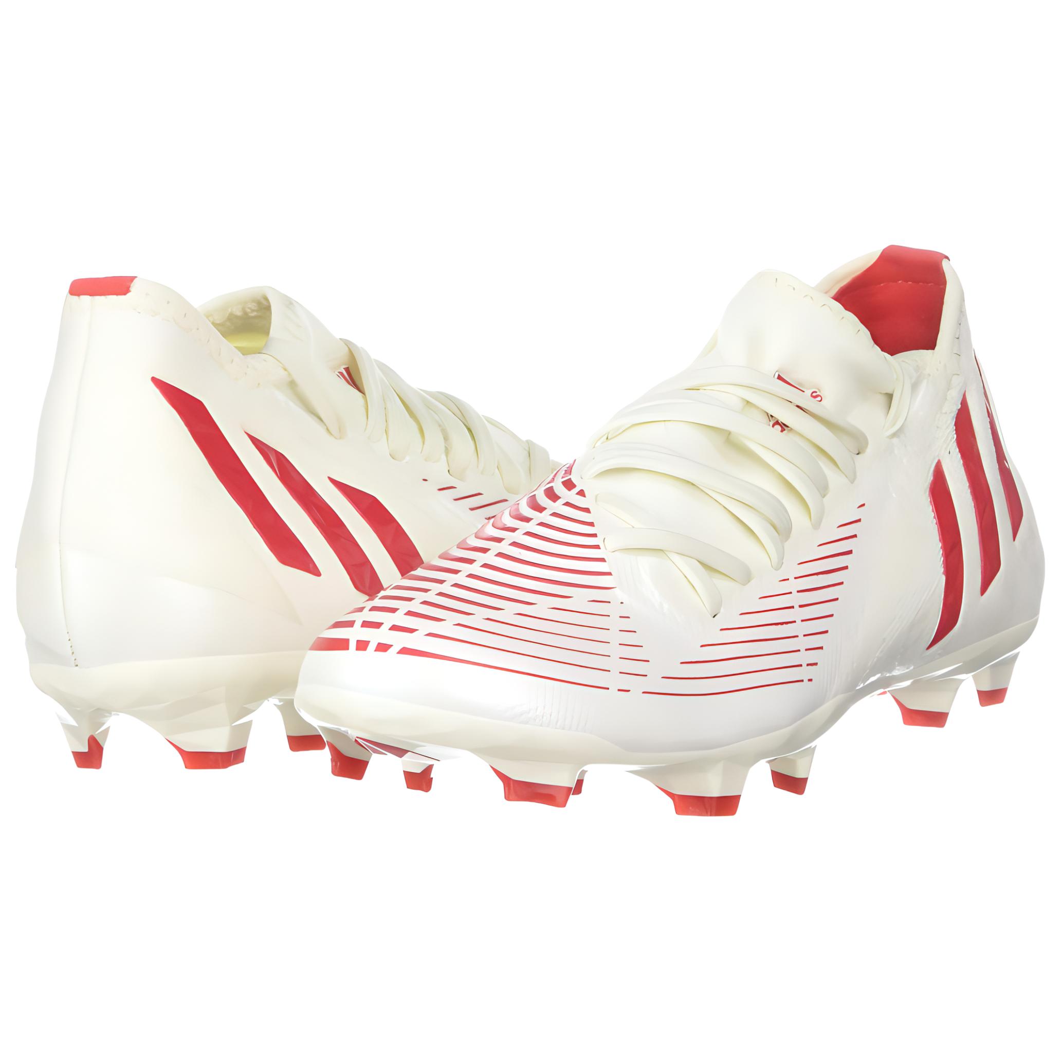 Shop adidas Predator Edge.3 FG ''Bianco Sporco Rosso Vivo'' GW2274