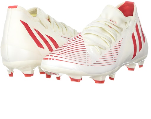 adidas Predator Edge.3 FG 'Off White Vivid Merah' GW2274 Shop adidas Predator Edge.3 FG 'Off White Vivid Merah' GW2274