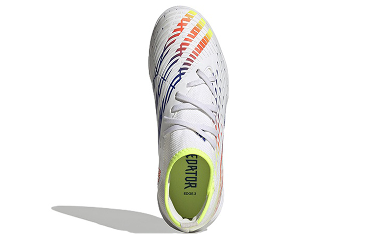 Shop adidas Predator EDGE.3 Indoor 耐磨防滑輕巧 室內足球鞋 白色