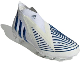 adidas Predator Edge+ AG 軟質人造草地足球鞋 白藍 Lookbook adidas Predator Edge+ AG 軟質人造草地足球鞋 白藍