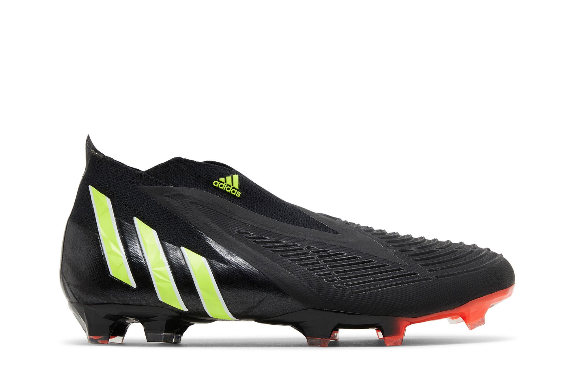 adidas Predator Edge+ FG 'Black Team Solar Yellow' GW1043