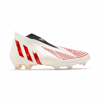 adidas Predator Edge+ FG 'Off White Vivid Red'
