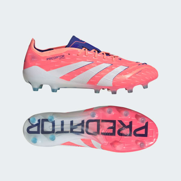 Adidas Predator ELITE AG Artificial Turf Soccer Shoes Signal Coral/Cloud White/Beam Orange JS4323