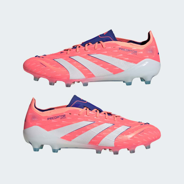 Cheap 阿迪达斯Predator ELITE AG人造草坪足球鞋 信号珊瑚/云白/光橙 JS4323