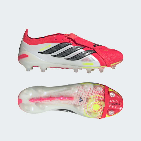 Adidas Predator Elite AG Fold-Over Tongue Artificial Ground Football Boots Lucid Red/Core Black/Cloud White JR5899