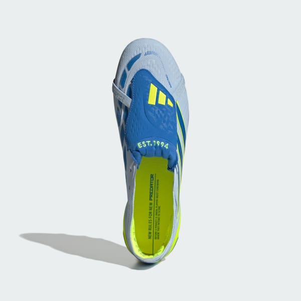 Lookbook adidas PREDATOR ELITE AG 足球鞋 - 人工與天然地面專用 水晶藍/雷藍/太陽黃 JR5900