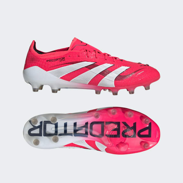 Adidas Predator Elite AG Turf Soccer Cleats Lucid Red/Cloud White/Core Black JH8896