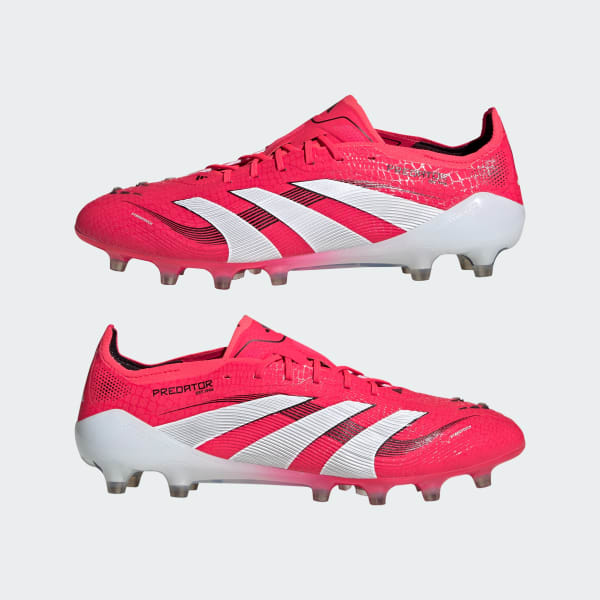 Cheap 阿迪达斯Predator Elite AG人草足球鞋 鲜红/云白/核心黑 JH8896