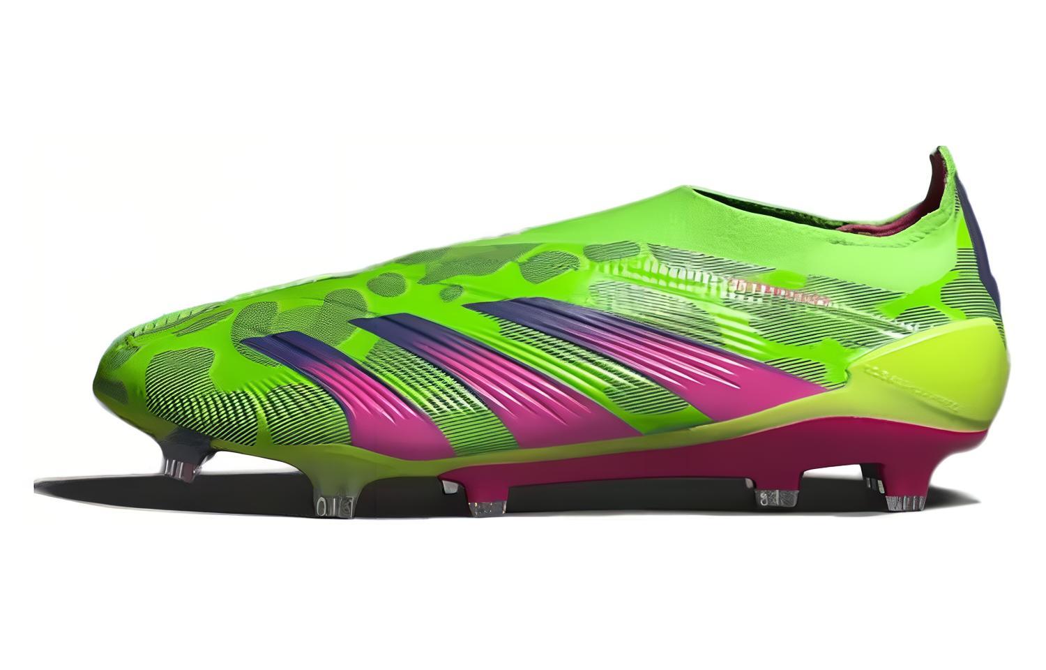 adidas Predator Elite FG Green Purple Soccer Cleats Turf-Resistant IF9407
