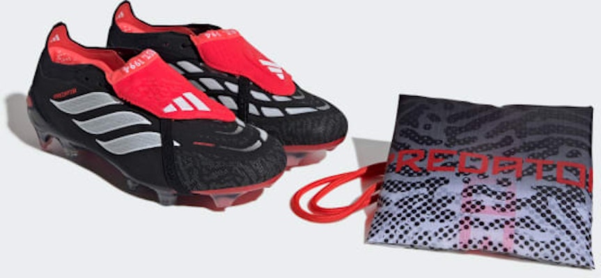 Adidas Predator ELITE FG 足球鞋 - 黑白紅 固定釘 足球鞋 JS0375 1