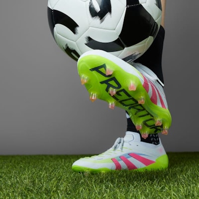 Adidas Predator Elite FG Soccer Cleats for Natural Grass Cloud White/Lucid Pink/Lucid Lemon ID3881 2