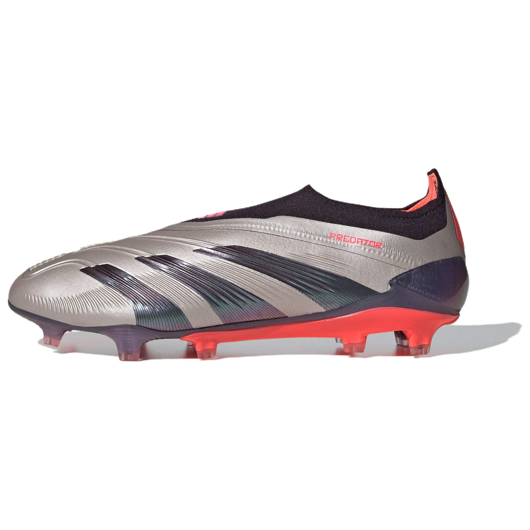 adidas Predator Elite Firm Ground Soccer Cleats Gray Anti-Slip Durable IF8862