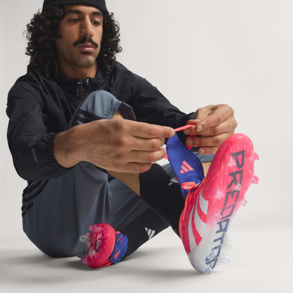 Cheap 阿迪达斯Predator精英折舌足球鞋 信号珊瑚/云白/光束橙 JI1093