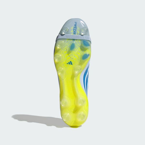 Shop adidas PREDATOR ELITE 踢足球鞋 HG/AG 水晶藍/光輝藍/太陽黃 JR5895