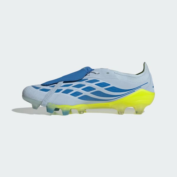 Sizing adidas PREDATOR ELITE 踢足球鞋 HG/AG 水晶藍/光輝藍/太陽黃 JR5895