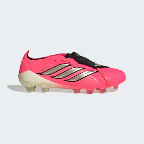 Order adidas PREDATOR ELITE Fold-Over Tongue HG/AG Soccer Cleats for Firm & Artificial Ground Solar Turbo/Thermal Chrome/Core Black HP9969