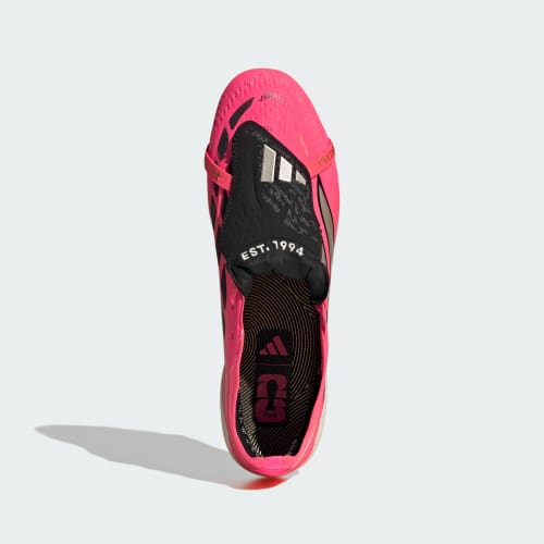 Lookbook adidas PREDATOR ELITE Fold-Over Tongue HG/AG Soccer Cleats for Firm & Artificial Ground Solar Turbo/Thermal Chrome/Core Black HP9969