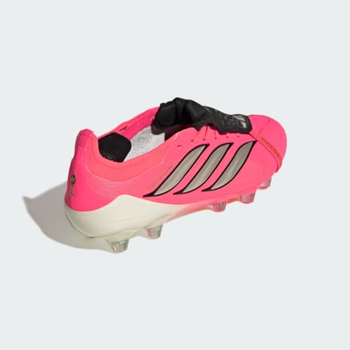 Details for adidas PREDATOR ELITE Fold-Over Tongue HG/AG Soccer Cleats for Firm & Artificial Ground Solar Turbo/Thermal Chrome/Core Black HP9969
