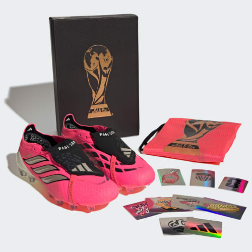 Cheap adidas PREDATOR ELITE Fold-Over Tongue HG/AG Soccer Cleats for Firm & Artificial Ground Solar Turbo/Thermal Chrome/Core Black HP9969