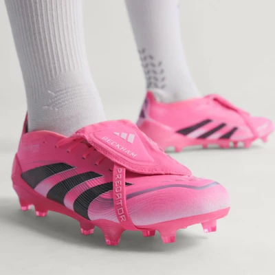 Adidas PREDATOR ELITE 貝克漢 短舌 FG 粉黑白 足球鞋 天然草坪專用 JI1094 Details for Adidas PREDATOR ELITE 貝克漢 短舌 FG 粉黑白 足球鞋 天然草坪專用 JI1094