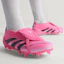 Details for Adidas PREDATOR ELITE 貝克漢 短舌 FG 粉黑白 足球鞋 天然草坪專用 JI1094