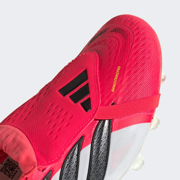 Cheap Adidas Predator Elite Lipat Lidah HG/AG Kasut Bola Merah/Core Hitam/Putih Awan KI8757