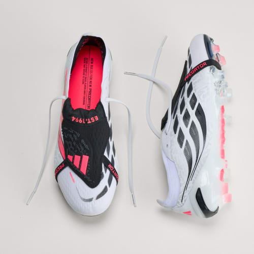 Shop adidas Predator Elite Foldover FG Soccer Cleats Cloud White/Solar Turbo/Core Black JP6248