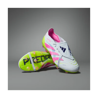 Adidas Predator Elite Foldover Tongue FG Soccer Cleats Cloud White/Lucid Pink/Lucid Lemon