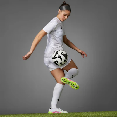 Adidas Predator Elite Foldover Tongue FG Soccer Cleats Cloud White/Lucid Pink/Lucid Lemon ID8967 Details for Adidas Predator Elite Foldover Tongue FG Soccer Cleats Cloud White/Lucid Pink/Lucid Lemon ID8967