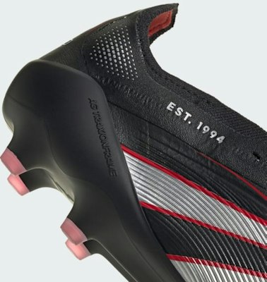 Adidas Predator Elite足球鞋黑銀紅配色 (FT AG 核心黑/銀金屬/鮮紅) HQ2275 3