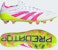 Adidas Predator Elite HG/AG Japan Soccer Boots for Firm & Artificial Ground Cloud White/Lucid Pink/Lucid Lemon IE3759