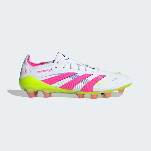 Order Adidas Predator Elite HG/AG 日本足球鞋 堅硬/人工草地 雲白/柔粉/亮檸檬 IE3759