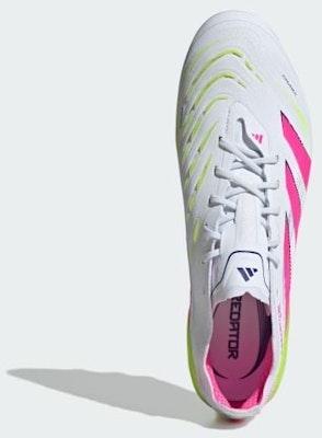 Adidas Predator Elite HG/AG Japan Soccer Boots for Firm & Artificial Ground Cloud White/Lucid Pink/Lucid Lemon IE3759 Lookbook Adidas Predator Elite HG/AG Japan Soccer Boots for Firm & Artificial Ground Cloud White/Lucid Pink/Lucid Lemon IE3759