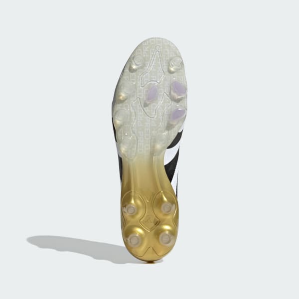 Shop アディダス プレデター エリート HG/AG 日本版 サッカーブーツ ターフ/人工芝用 白/黒/金 JR4489