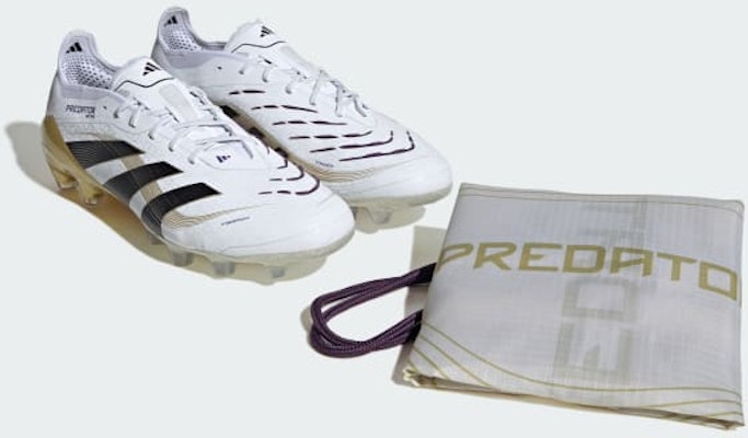 Adidas Predator Elite HG/AG Japan Soccer Boots for Turf & Artificial Grass Cloud White/Core Black/Gold Metallic JR4489 Cheap Adidas Predator Elite HG/AG Japan Soccer Boots for Turf & Artificial Grass Cloud White/Core Black/Gold Metallic JR4489