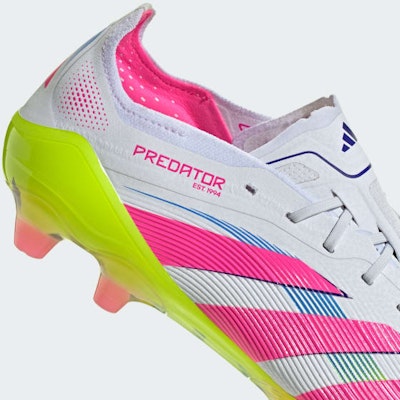 Adidas Predator Elite HG/AG Japan Soccer Boots for Firm & Artificial Ground Cloud White/Lucid Pink/Lucid Lemon IE3759 1
