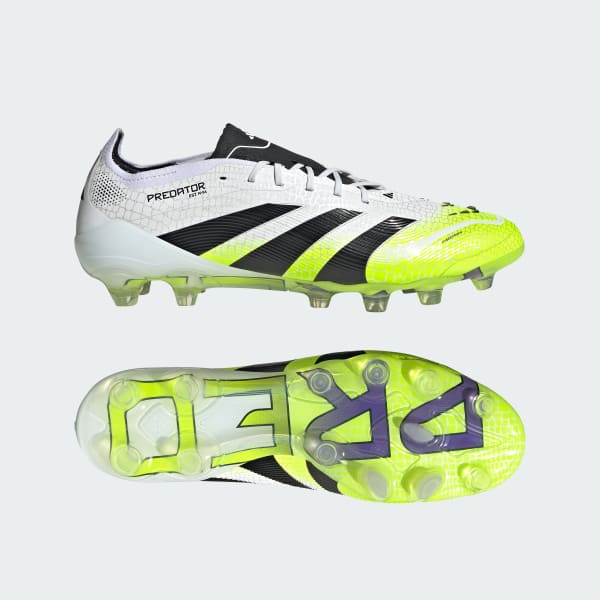 Buy Adidas Predator Elite HG/AG 日本足球鞋-草坪/人工草地 白色/黑色/亮檸檬 JI1098