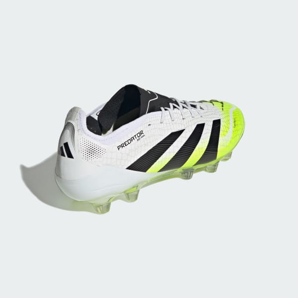 Details for Adidas Predator Elite HG/AG 日本足球鞋-草坪/人工草地 白色/黑色/亮檸檬 JI1098