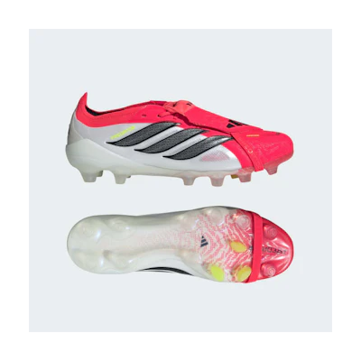 Adidas Predator ELITE HG/AG Soccer Cleats for Hard Ground/Artificial Turf Lucid Red/Core Black/Cloud White