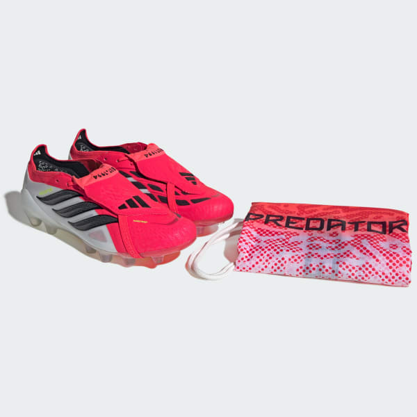 Cheap Adidas Predator ELITE HG/AG Botas de Fútbol Suelo Duro/Césped Artificial Rojo/Negro/Blanco. JR5896