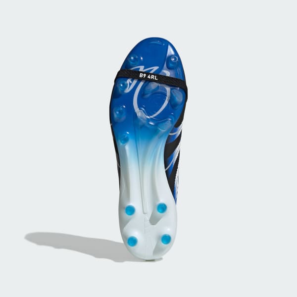 Shop Botas de Fútbol Adidas Predator Elite JB Terreno Mixto Negro/Blanco/Azul Brillante JR1753