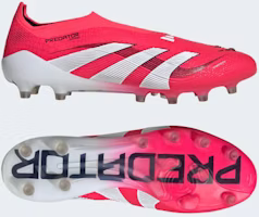 adidas Predator Elite Laceless AG Artificial Grass Soccer Cleats Lucid Red/Cloud White/Core Black ID3817 adidas Predator Elite Laceless AG Artificial Grass Soccer Cleats Lucid Red/Cloud White/Core Black ID3817