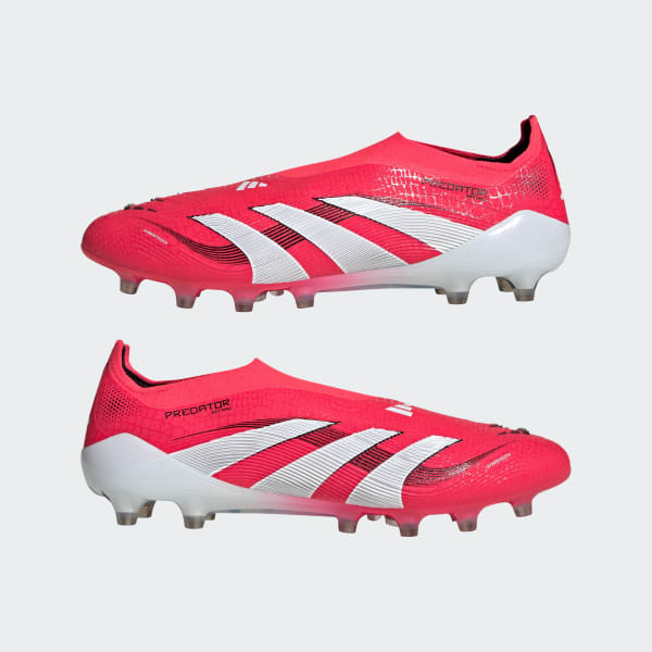 Cheap adidas Predator無鞋帶人造草足球鞋 鮮紅/雲白/核心黑 ID3817