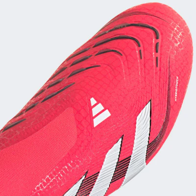 adidas Predator無鞋帶人造草足球鞋 鮮紅/雲白/核心黑 ID3817 2