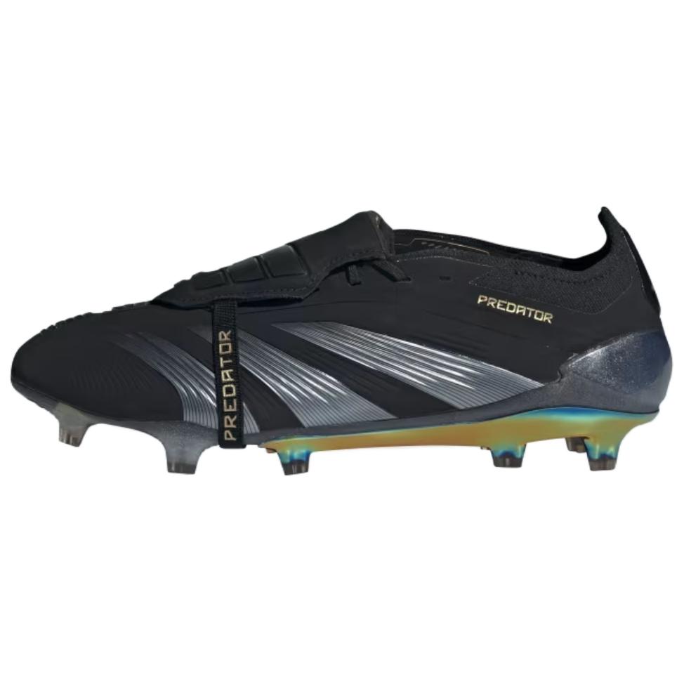adidas Predator Elite Lightweight Comfortable Non-Slip Soccer Cleats Black IF6444